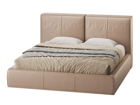 Bed TAPPEZZERIA by Romatti 3D Model