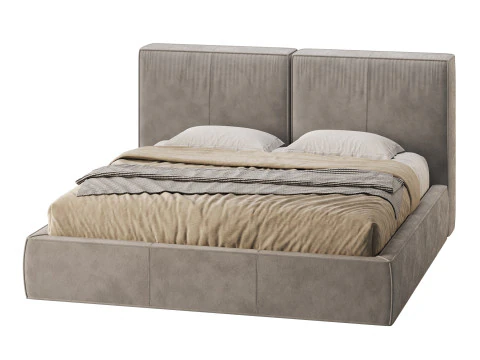 Bed TAPPEZZERIA by Romatti 3D Model