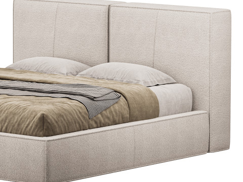 Bed TAPPEZZERIA by Romatti 3Dモデル