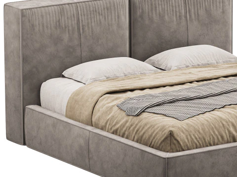 Bed TAPPEZZERIA by Romatti 3D Model