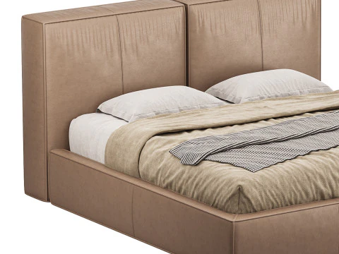 Bed TAPPEZZERIA by Romatti 3D Model