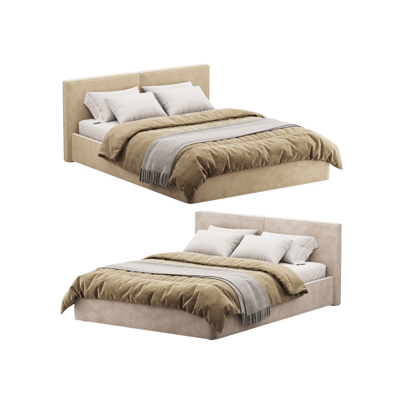 BED TORONTO CLASSIC Modello 3D .c4d .max .obj .3ds .fbx .stl .blend