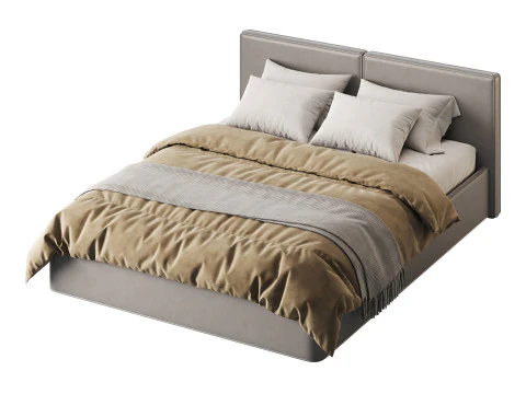 ベッド トロント クラシック 3Dモデル