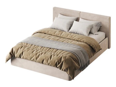 ベッド トロント クラシック 3Dモデル