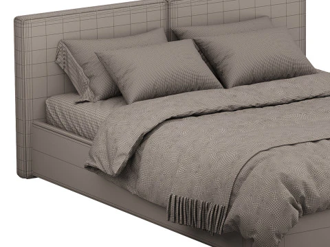 ベッド トロント クラシック 3Dモデル