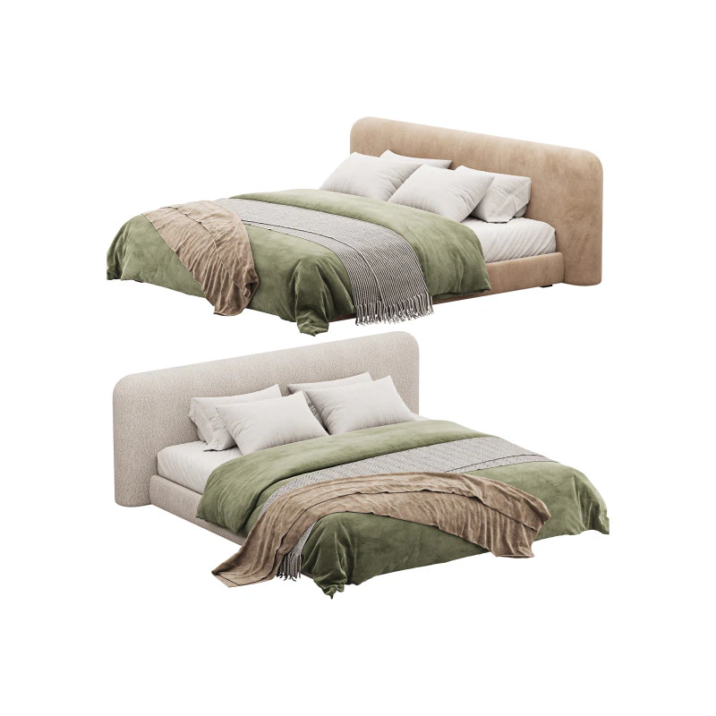 침대 양 3D 모델 .c4d .max .obj .3ds .fbx .stl .blend 