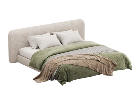 침대 양 3D 모델