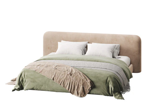 침대 양 3D 모델