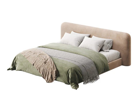 침대 양 3D 모델