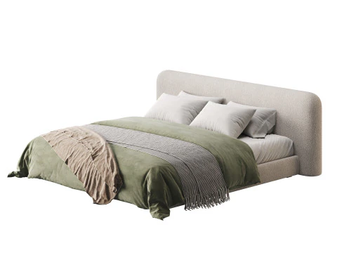 침대 양 3D 모델