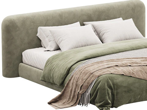 침대 양 3D 모델