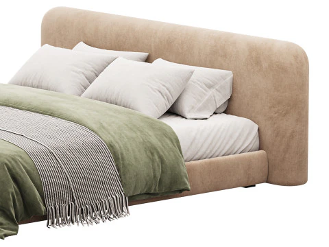 침대 양 3D 모델