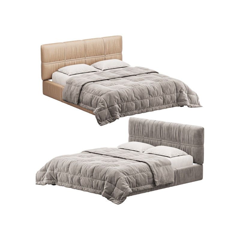 Bed YALLI 3D 모델 .c4d .max .obj .3ds .fbx .stl .blend 