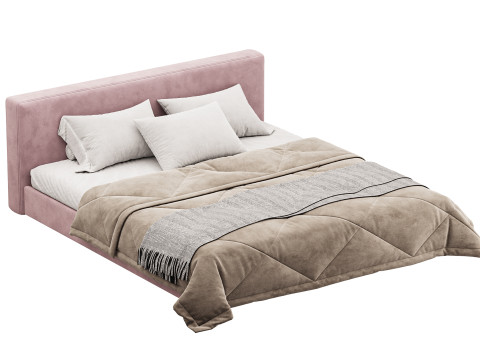 Brody King Bed 3Dモデル