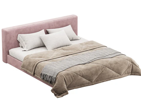 브로디 킹베드 3D 모델