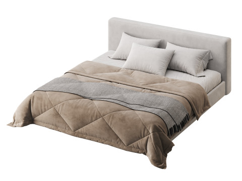 Brody King Bed 3Dモデル