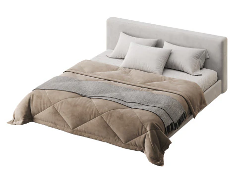 브로디 킹베드 3D 모델