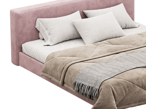 Brody King Bed 3Dモデル