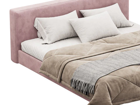 브로디 킹베드 3D 모델