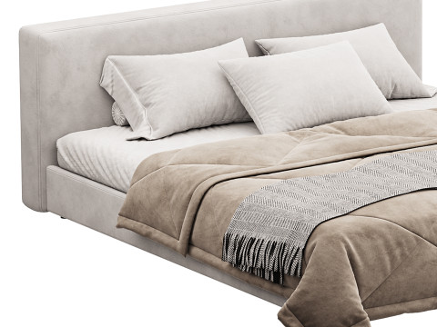 Brody King Bed 3Dモデル
