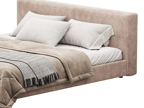 브로디 킹베드 3D 모델