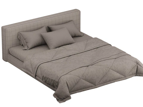 브로디 킹베드 3D 모델