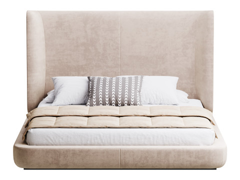 Grey Midnight bed 3D Model
