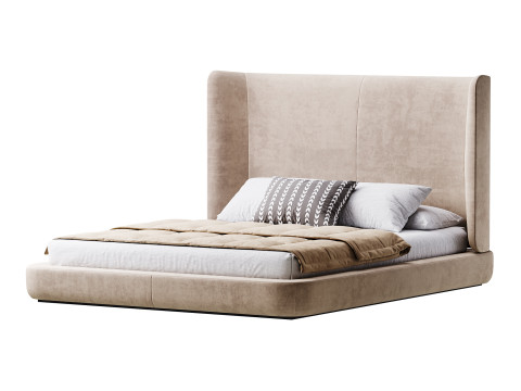 Grey Midnight bed 3D Model