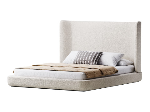 Grey Midnight bed 3D Model