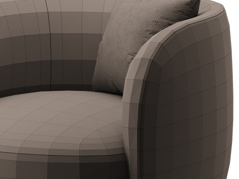 Armchair DORIS Modelo 3D
