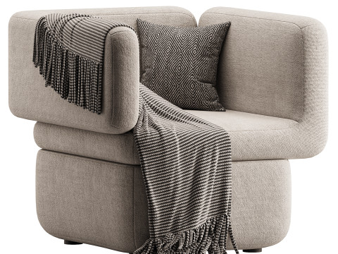 Armchair Vento 3D Model