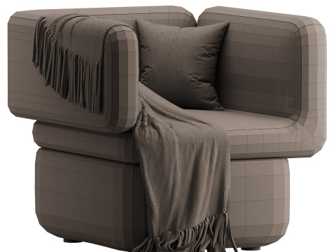 Armchair Vento 3D Model