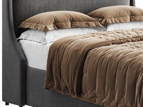 Audrey Bed Double Modelo 3D