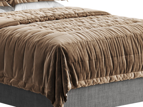 Audrey Bed Double Modelo 3D