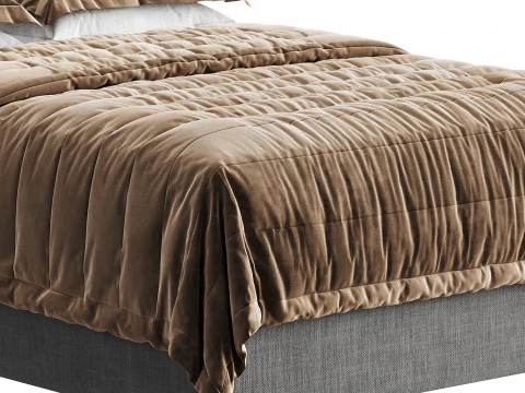 Audrey Bed Double 3D Model