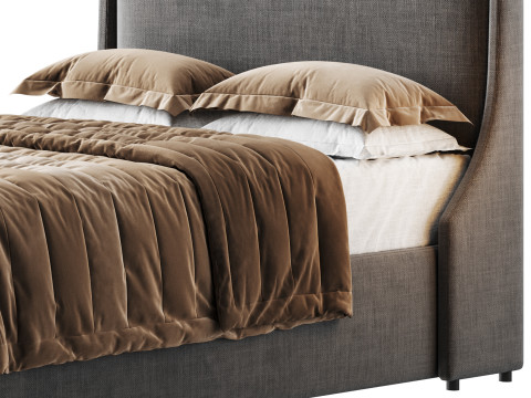Audrey Bed Double Modelo 3D