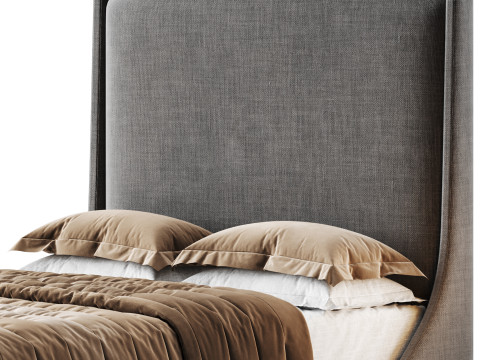 Audrey Bed Double Modelo 3D