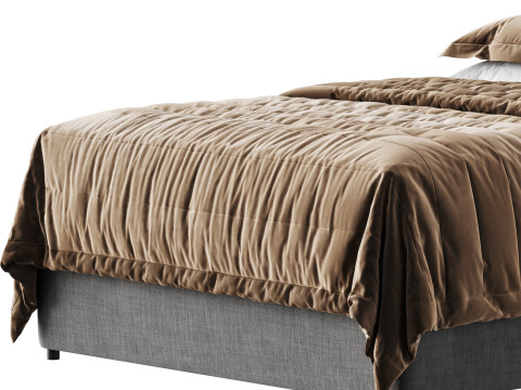 Audrey Bed Double Modelo 3D
