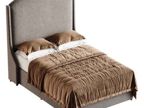 Audrey Bed Double 3D Model