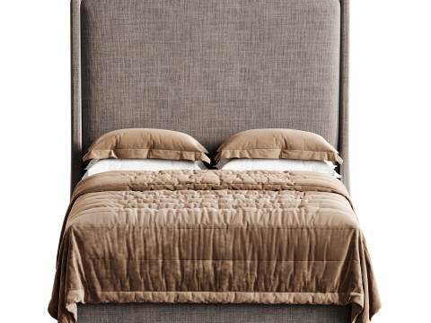 Audrey Bed Double Modelo 3D