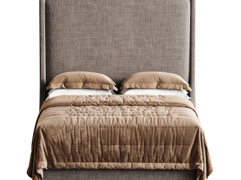 Audrey Bed Double 3D Model