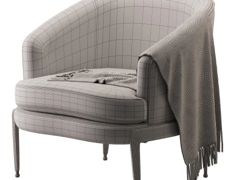 Aurelia Chair Olive 3D Model
