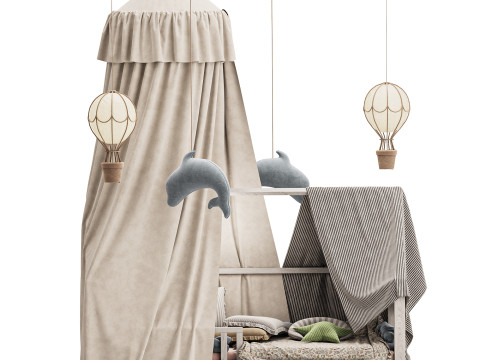 Baby bed 5 3Dモデル