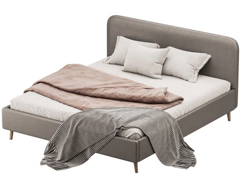 ベッド ライトシー 160 3Dモデル