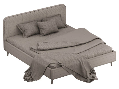 ベッド ライトシー 160 3Dモデル