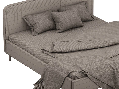 ベッド ライトシー 160 3Dモデル