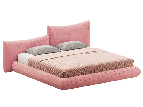 LETTO Arancione Bellavita Modello 3D