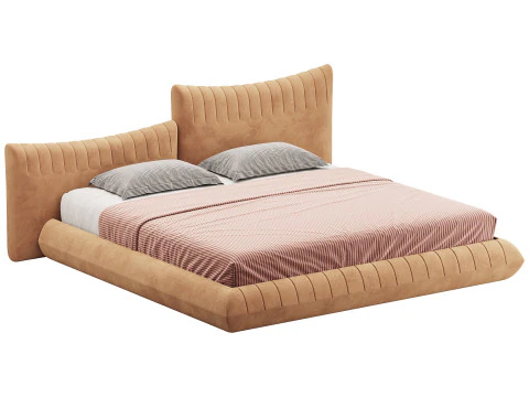 LETTO Arancione Bellavita Modello 3D