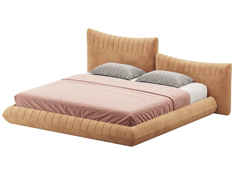 LETTO Arancione Bellavita Modello 3D