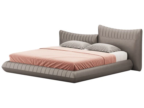 LETTO Arancione Bellavita Modello 3D